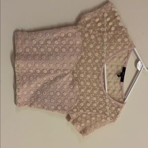 Light Pink Crop Top